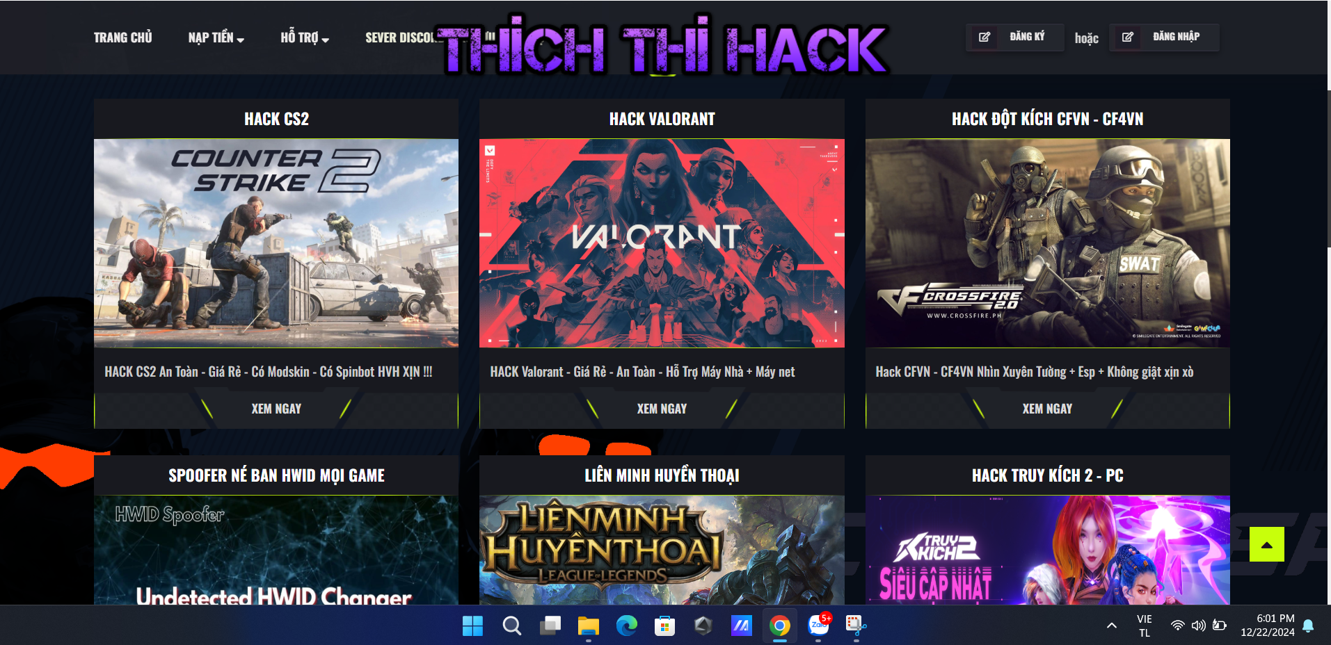 Code bán key hack game