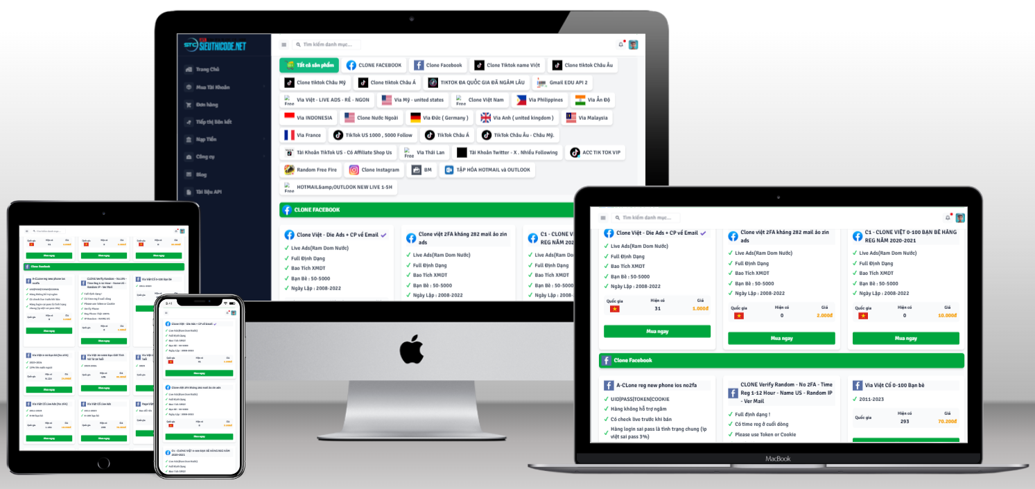 Website bán nguyên liệu ADS tự động